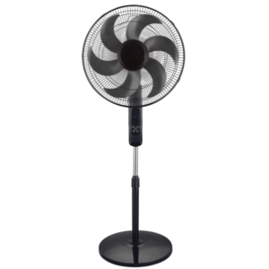 Premium 6-Blade Pedestal Stand Fan with Remote Control & 7.5H Timer (80W)