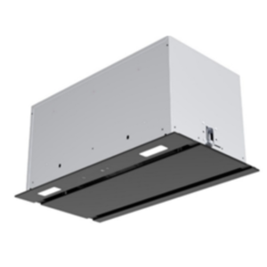 Luxury 76cm Built-In Cooker Hood with 1000 m3/hr Massive Suction & Black Glass Finish (205W)