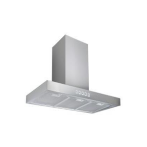 60cm Cassette-Type Black Chimney Hood with 700 m3/hr Heavy-Duty Suction (200W)