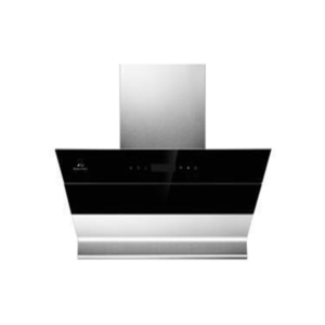 90cm Decorative Cooker Hood with 1140 m3/hr Massive Suction & Touch Switch (Black & Silver)
