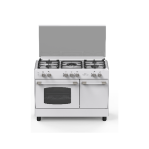 60x90cm Free Standing 5-Burner Gas Stove & Oven with Gas Bottle Compartment