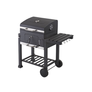 Outdoor Charcoal Grill with Chromed Steel Grids & Free Grilling Apron Bundle