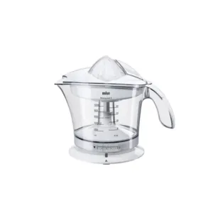 Braun CitrusQuick 1 Juicer 20W Electric Citrus Press with Adjustable Pulp Control