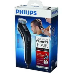 Philips Family Hair Clipper QC5115/15 Quiet Corded Grooming Set