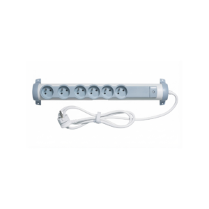 Legrand 6-Socket Swiveling Power Extension Strip with Surge Protection