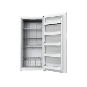 Premium Upright Freezer with Dual Fridge/Freezer Convertible Function (437L) – Inverter & No Frost (Inox)