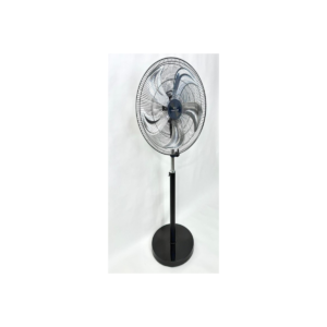 20" Commercial Stand Fan (130W) – 5 Aluminum Blades & 5 Speeds with Auto Fuse