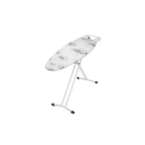 Wide-Tray Ergonomic Ironing Board with Electric Cable & Adjustable Height (120x45cm)