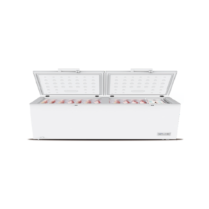 Premium Dual Door Chest Freezer (508L) with Super Freezing, Key Lock & Low Noise