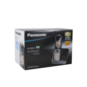 Panasonic KX-TG6711BX Cordless Landline Phone with Large Display and Speakerphone