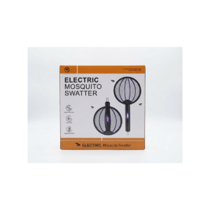 Rechargeable Electric Mosquito Swatter with LED Light and Safety Mesh