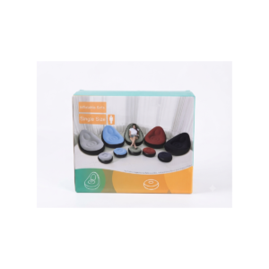 Inflatable Single-Size Air Sofa with Ergonomic Backrest