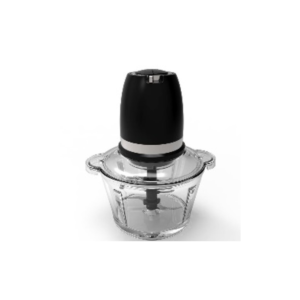 Electric Food Chopper (500W) with 1.5L Premium Glass Bowl & 4 Stainless Steel Blades