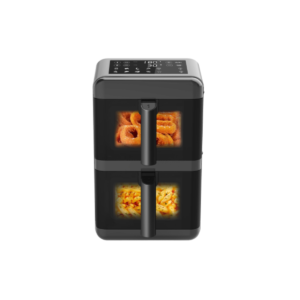 Premium Double Stack Digital Air Fryer (3000W) – 12L Total Capacity (6L+6L) with Transparent Windows