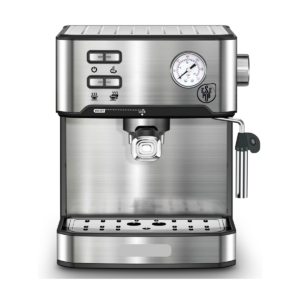 Techno Smart Professional Espresso Machine with Front Pressure Gauge & 20-Bar Pump