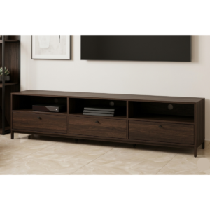 Zenith Minimalist Low-Profile TV Media Console