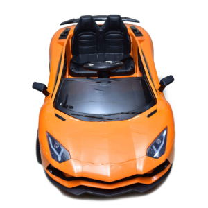 Lamborghini Revuelto Style 12V Kids Electric Ride-On Sports Car Orange