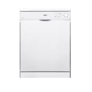 Vestel White Dishwasher - 12 Place Settings Freestanding Dishwasher with A++ Energy Rating, 59.8cm Slim Footprint