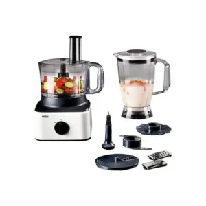 Braun PurEase Food Processor 750W 8-in-1 Compact Kitchen System