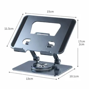 Laptop Stand V3.1 – 360° Rotating Ergonomic Aluminum Lift Stand